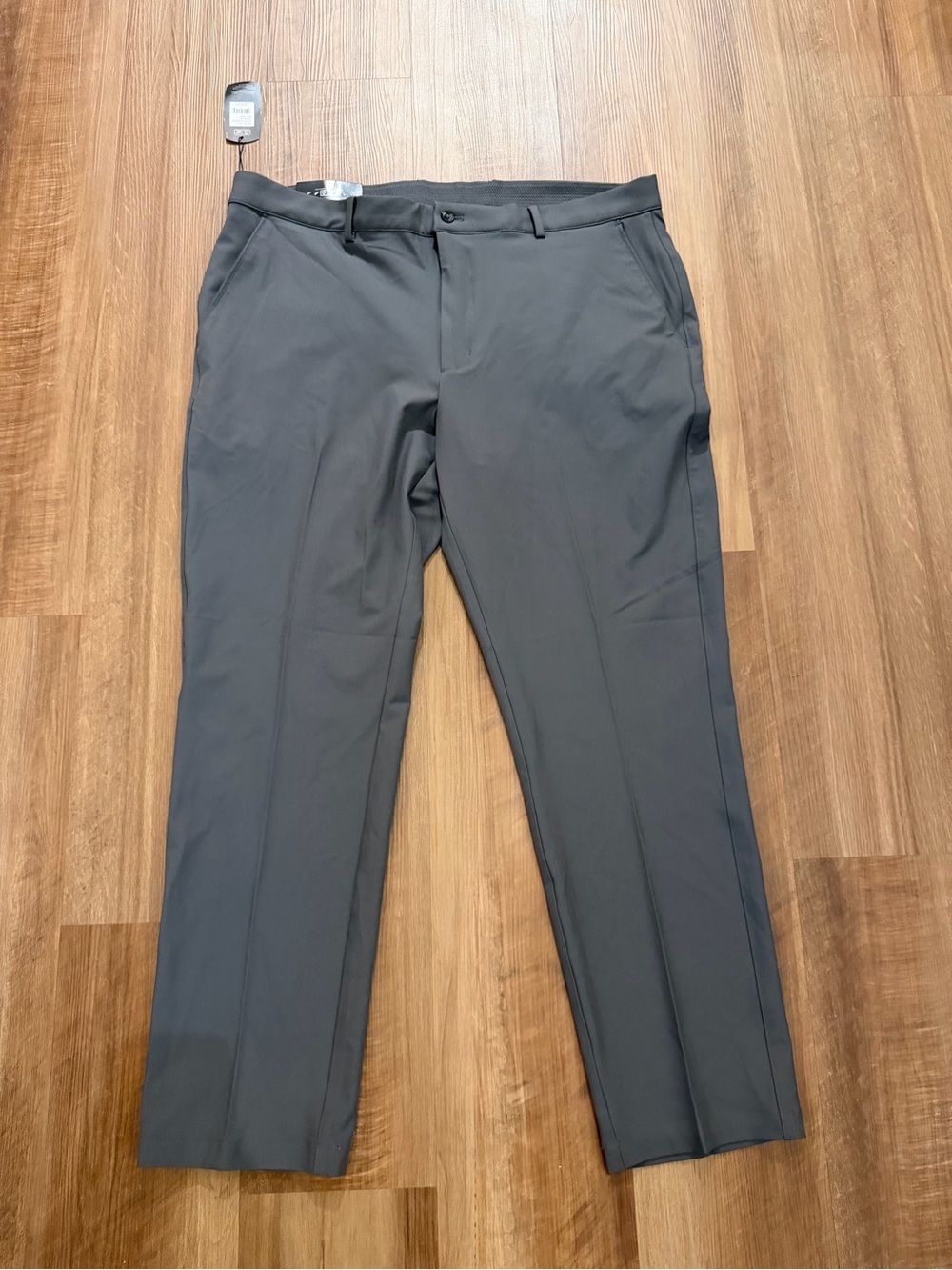 GREG NORMAN Mens 38X30 Dark Gray Performance Classic Dress Golf Pants Stretch